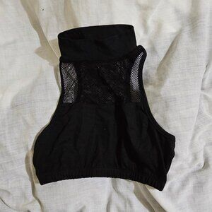 Midnight Hour Mesh Crop Top